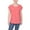 Pink, variant on NY Collection Women's Petite Short Extended-Sleeve Grommet Neck Knit Top