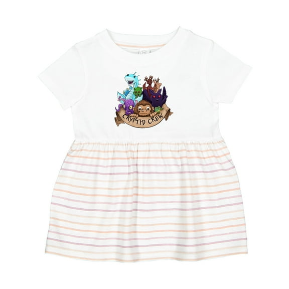 Inktastic Cryptid Crew Girls Baby Dress