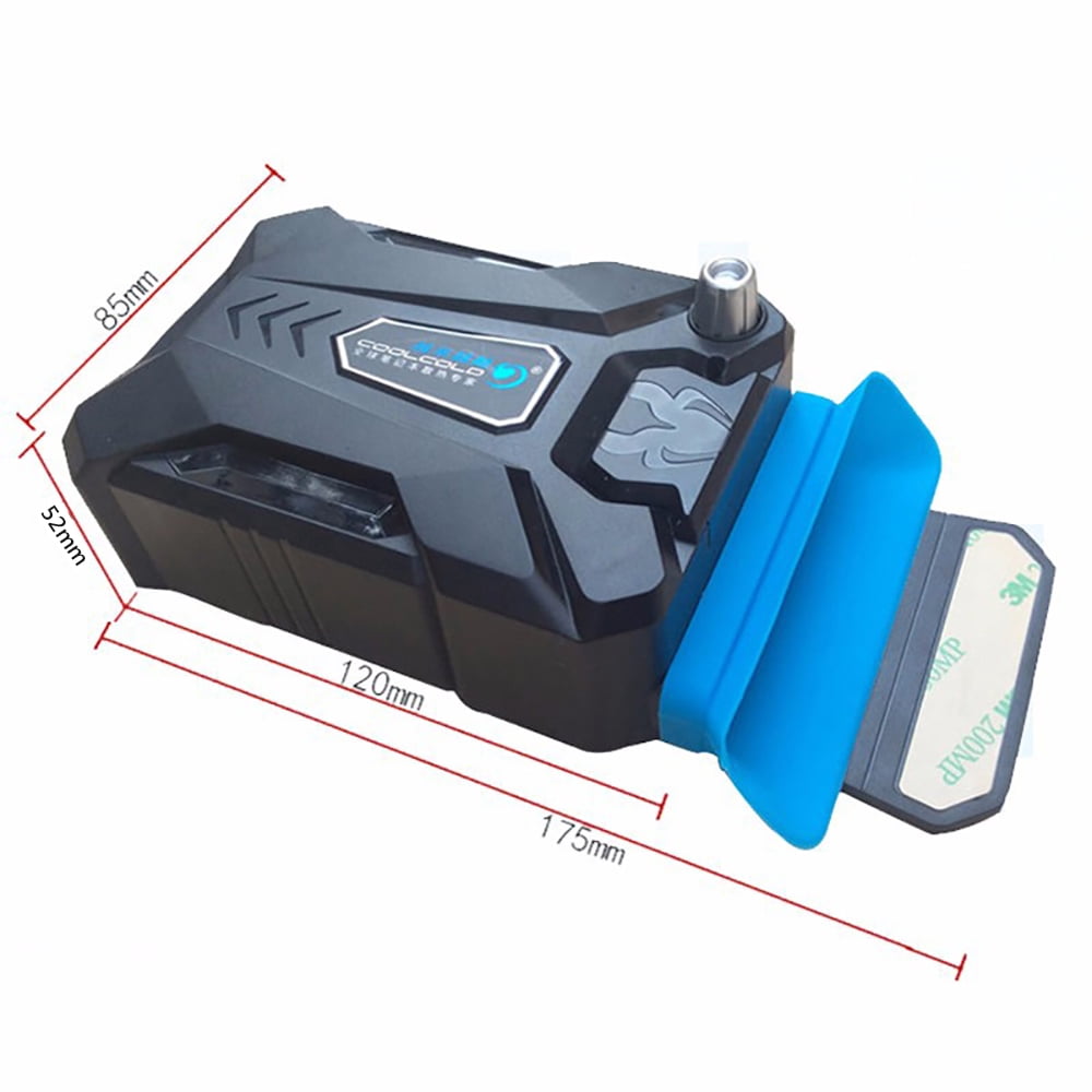 COOLCOLD K27 Portable Notebook Laptop Cooler USB Air Extracting Cooling Vacuum Fan Radiator