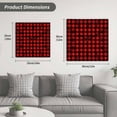 thumbnail image 5 of Black Red Plaid Wooden Wall Clock Silent Non Ticking, Vintage Rustic Buffalo Checked Gingham Square Wall Clocks Battery Operated, Decor Clock for Home Office, Living Room, Kitchen, 12 Inch, 5 of 9
