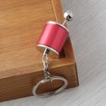 thumbnail image 2 of Langgg 6 Speed Gear Box Shifter Keychain Zinc Alloy Car Key Chain Manual Car-styling Ring, 2 of 9