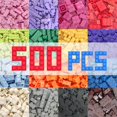thumbnail image 1 of Ladrillos de construcción clásicos de 1000 piezas en 15 colores populares y 12 formas mixtas Juego de bloques de construcción pequeños creativos Juguete educativo de aprendizaje Regalo para niños Comp, 1 of 5