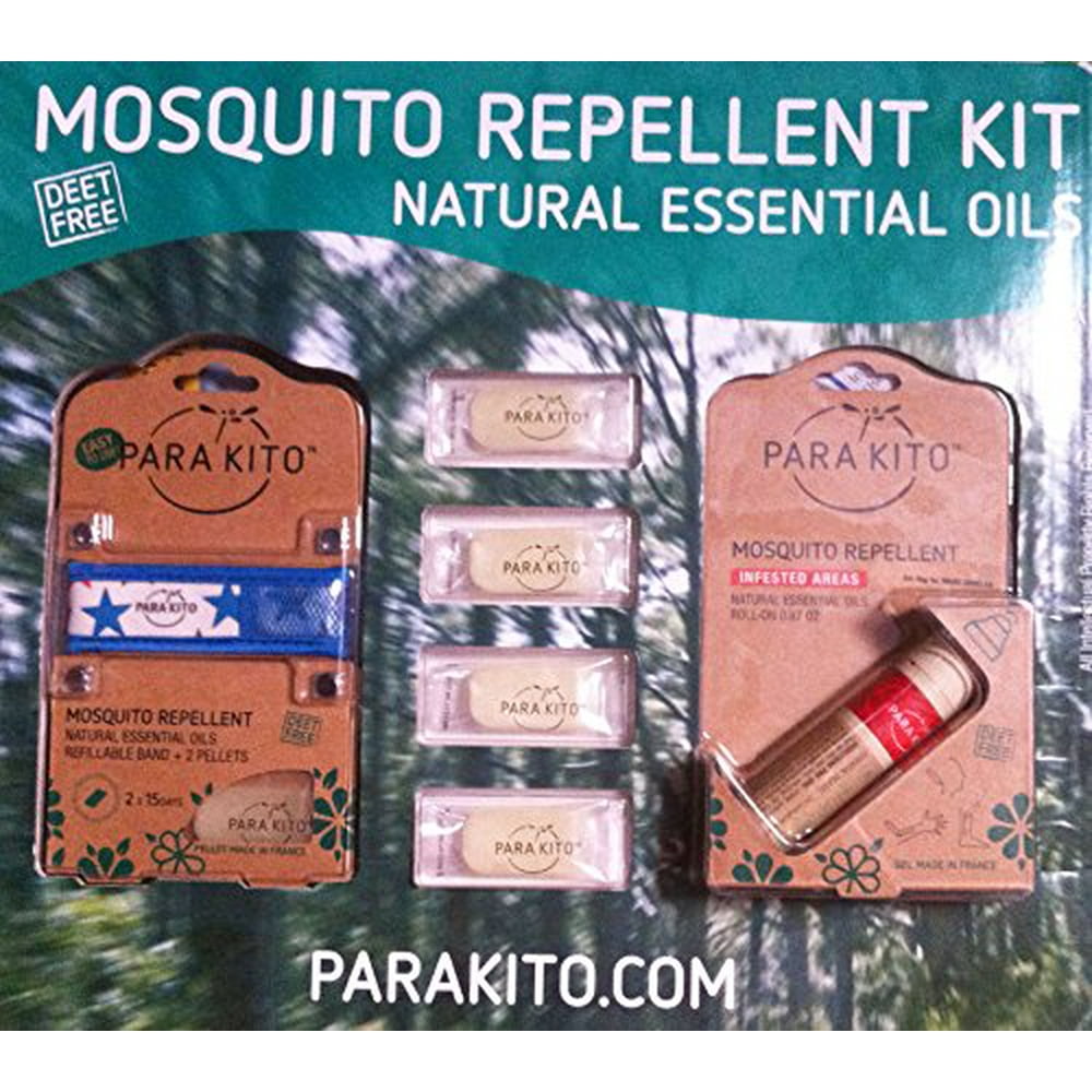 Para'Kito Mosquito Repellent Kit Natural Essential Oils (Star Band