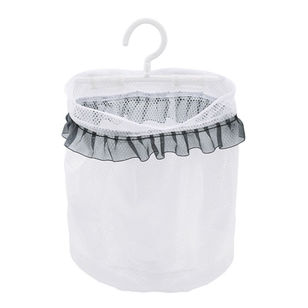 Hanging Laundry Hamper Mesh Laundry Basket Foldable Hamper Collapsible