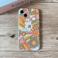thumbnail image 4 of 70S Retro Groovy Floral Hippie Case For iPhone 15 Pro Max 14 Plus 13 Mini 12 11 Soft Cover 07 iPhone 12 Pro Max, 4 of 6