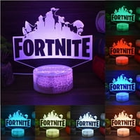 Shop By Video Game Walmart Com - product image 3d lamp fortnite sign led night light 7 colors usb touch remote desk lamp gifts