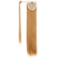 thumbnail image 2 of xiaxaixu Extensions de Cheveux Queue de Cheval Longue Naturelles Douces à Enrouler Droites à Clip pour Femmes, 2 of 8