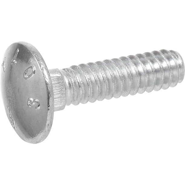 Carriage Bolt Hillman, acero galvanizado, 5/16 pulgadas x 5 cm, paquete de 100