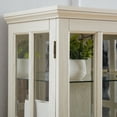 thumbnail image 6 of Vintage Display Cabinet With Glass Doors, Adjustable Glass Shelves, E26 Bulb Included, For Home, Office, 3 Color, 6 of 16