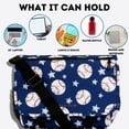 thumbnail image 5 of J World Boys Terry 15" Messenger Bag For School And Travel, Baseball, 5 of 6