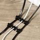 thumbnail image 3 of 20 clips para cables (negros), clips para luces exteriores, organizadores de cables, clips autoadhesivos para cables, miniganchos para cables, soporte para gestión de cables de escritorio., 3 of 4