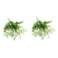 thumbnail image 4 of 2 PCS Fake Flower Artificial Bouquets Vase Teal Bride Green, 4 of 8