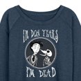 thumbnail image 3 of Corpse Bride - I'm Dead In Dog Years - Women's Lightweight French Terry Long Sleeve Shirt, 3 of 5