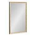 thumbnail image 1 of Kate and Laurel Illiona Transitional Rectangle Wall Mirror, 20 x 30, Gold, Modern Glam Rectangular Bathroom Mirror with Metallic Finish and Textured Frame, 1 of 8
