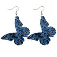 thumbnail image 4 of Drop Earrings Butterfly Shape Creative Fashion Pierced Earrings Dangle Earrings, 4 of 10