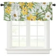 thumbnail image 2 of Tropical Plants Flowers Small Curtain Rod Pocket Short Curtains Half Drapes Partition Cabinet Door Window Curtains Home Decor, 2 of 6