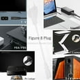 thumbnail image 4 of 1.5 Meter 2-Pin Euro Plug Power Cable for Samsung Philips LG Sony Devices - Black, 4 of 5