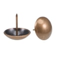 thumbnail image 5 of Uxcell 25mm Head Dia Round Thumb Push Pins Copper Tone Upholstery Nails Tack 100 Pack, 5 of 5