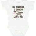 thumbnail image 3 of Inktastic Grandma and Grandpa Love Me Sloth Girls Baby Bodysuit, 3 of 5