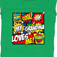thumbnail image 4 of Inktastic My Grandma Loves Me Superhero Boys or Girls Baby Bodysuit, 4 of 5