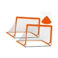 thumbnail image 2 of Portería de fútbol para niños, red de fútbol portátil, fácil instalación, marco de portería de fútbol con bolsa de transporte para patio trasero Naranja, 2 of 8