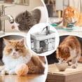 thumbnail image 1 of Feltree Cats Mobile Drinking Smart Cats Fountains Silent Large Capacity Circulating Drinking Water Dog Pet Automatic Water Feeder Pet Water Dispenser for Cats and Small, 1 of 7