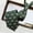 Dark Green - One Size, variant on Unisex 9cm Wide Chiffon Floral Retro Necktie Carnival Men Tie Retro Printing Tie - One Size