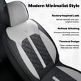 thumbnail image 2 of Wartlyen 2015-2023 for JEEP RENEGADE Car Seat Protectors Waterproof Leather Scratch Resistant OEM Inspired Fit Comfort Fit Airbag Compatible, 2 of 9