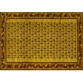 thumbnail image 1 of Ahgly Company Indoor Rectangle Abstract Yellow Contemporary Area Rugs, 7' x 10', 1 of 4
