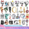thumbnail image 2 of new 100% 925 sterling silver disney charm of ley 925 Chain Beaded Suitable For Ladies Original Pandora Bracelet DIY Jewelry Gao Jinjia LED, 2 of 2