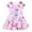 Disney doorables, pink, variant on Nightmare Before Christmas Jack Skellington Toddler Girls French Terry Skater Dress