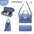 thumbnail image 3 of Gynky Travel Duffle Bag Weekender Bags for Women with Shoe Compartment Carry on Overnight Bag Gym Duffel Bag with Wet Pocket Hospital Bags for Labor and Delivery, 3 of 9