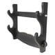 thumbnail image 3 of Soporte de pared para sable láser con tablero de densidad, colgador de pared, pantalla horizontal 2 niveles, 3 of 7