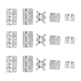 thumbnail image 1 of Hair Dreadlocks Beads, Alloy Adjustable Hair Jewelry Rings  for Party Gold,Silver, 1 of 7
