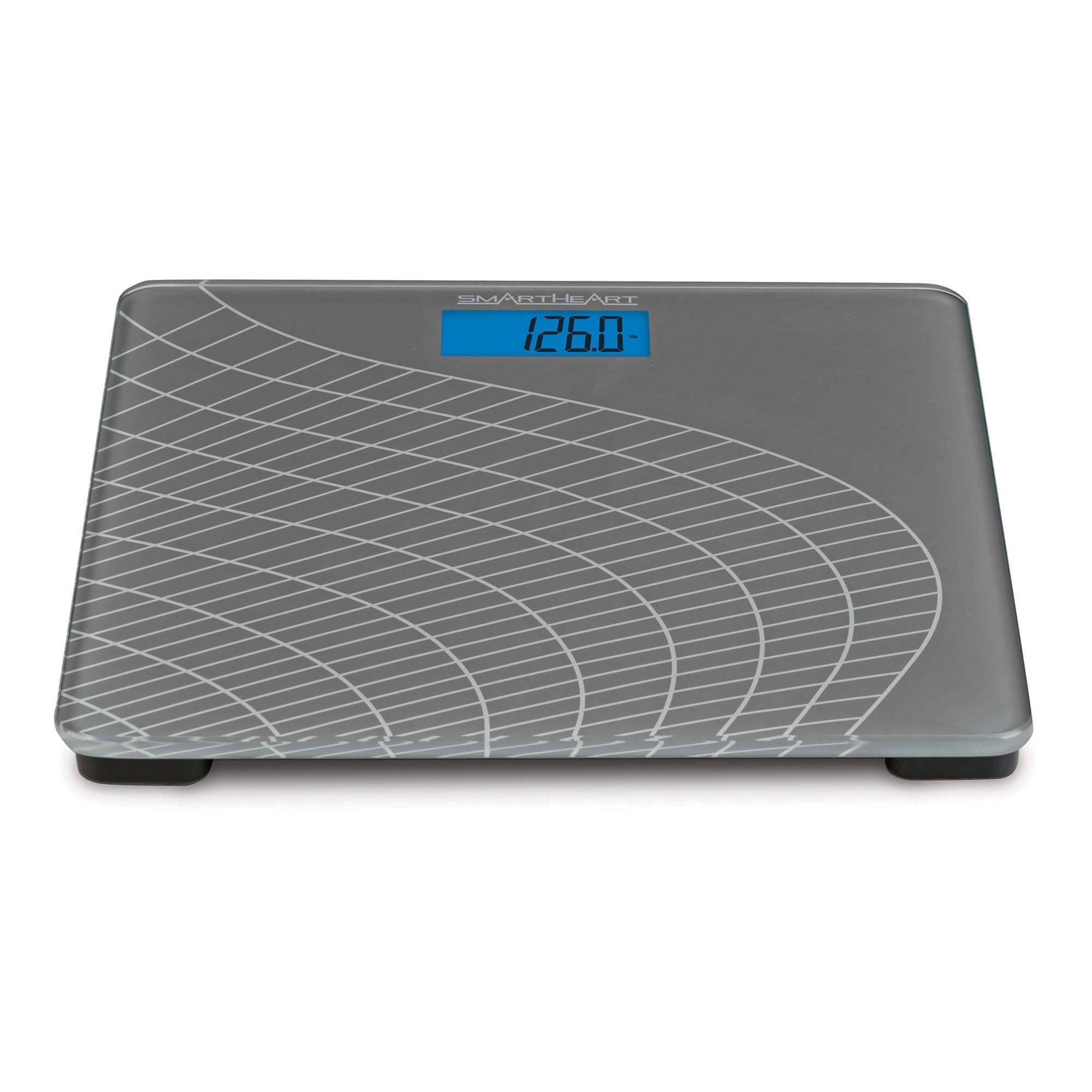 SmartHeart Talking Digital Weight Scale | 438 lbs / 199 kg Capacity | Audible Weight Announcements for Visually Impaired | Measurement Modes: LBS or KG  | 1-Year Warranty