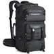 thumbnail image 1 of Mochila de viaje Ponhog 50 L con compartimento para zapatos para hombre, color negro, 1 of 8