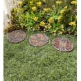 thumbnail image 2 of Plow & Hearth Resin Rock Stepping Stones, Set of 3, 2 of 2