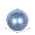 thumbnail image 2 of Vickerman MT194729D 6 in. Periwinkle Candy Curtain Ornament - 3 per Bag, 2 of 3
