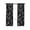 Black, variant on Orange Coastal Blackout Curtains, Light Blocking Print Window Curtains, Nautical Starfish Tropical Fish Coral Thermal Insulated Window Drapes for Living Room Kitchen Cafe 2 Panels, 104"W x 72"L