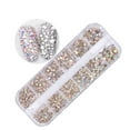 thumbnail image 5 of UDIYO 1440Pcs Nail Art Tips Rhinestone Glitter Faux Diamond 3D Manicure DIY Decoration, 5 of 7