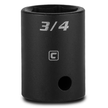 UPC: 0886352550574 | Capri Tools 3/4-Inch Shallow Impact Socket  1/2-Inch Drive  6-Point  SAE
