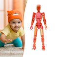 thumbnail image 5 of Robot móvil multiarticulado Lucky-13 impreso en 3D, Robot cambiaformas móvil, juguete mecánico de cuerpo completo para niños y adultos, 5 of 5