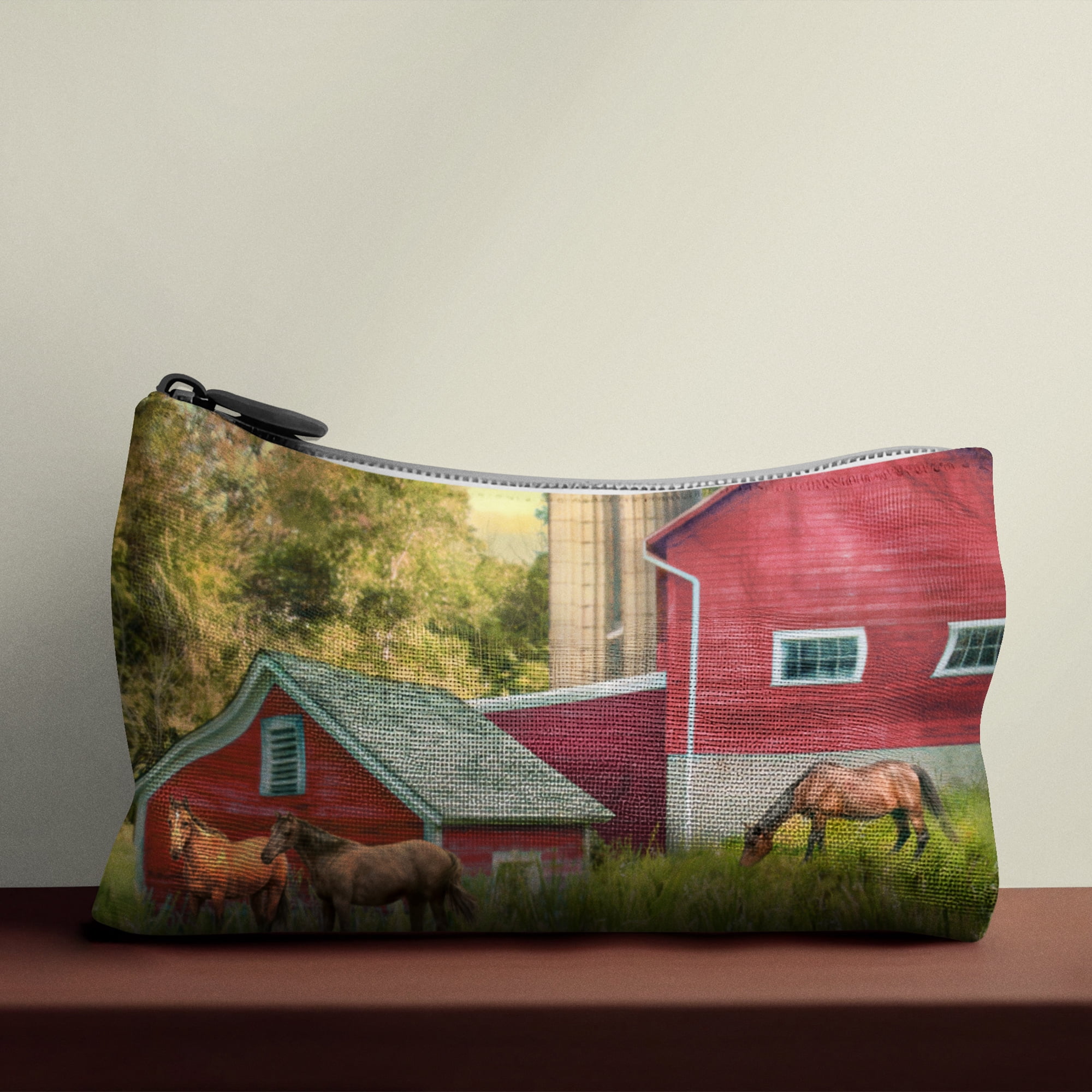 (2 pack) 1 Yard 100% Cotton Barns and Trucks, Multi-color, 44" Wide for Quilting & Sewing by David Textiles