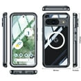 thumbnail image 2 of Ancove Magnetic Case for Google Pixel 9/9 Pro,Shockproof Full-Body Protection Case Compatible with MagSafe Built-in Screen Protector Clear Back Cover for Google Pixel 9/9 Pro,Black, 2 of 8