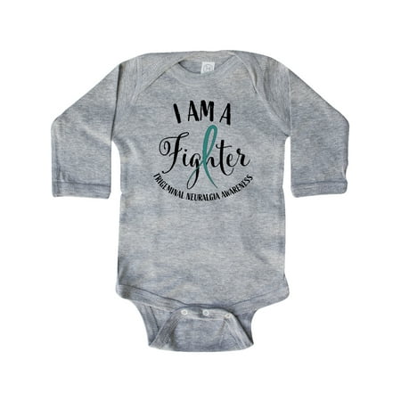 

Inktastic Trigeminal Neuralgia Awareness I am a Fighter Gift Baby Boy or Baby Girl Long Sleeve Bodysuit