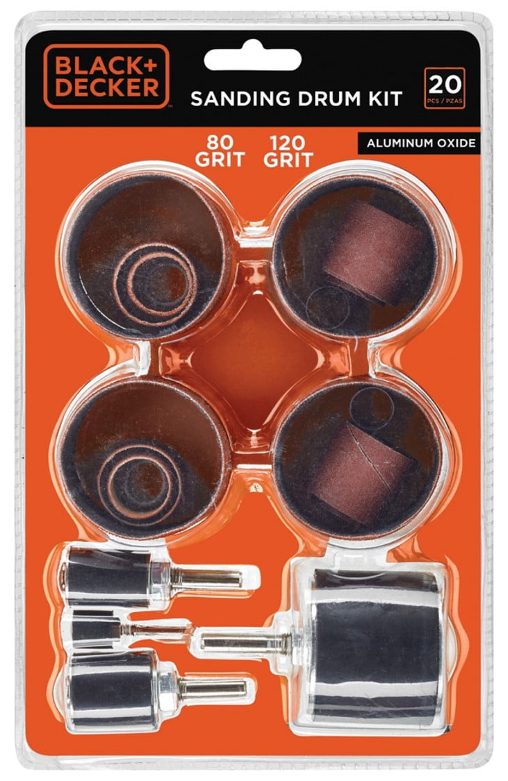 BLACK+DECKER BDASANDDRMSET 10pc Drum Sanding Kit