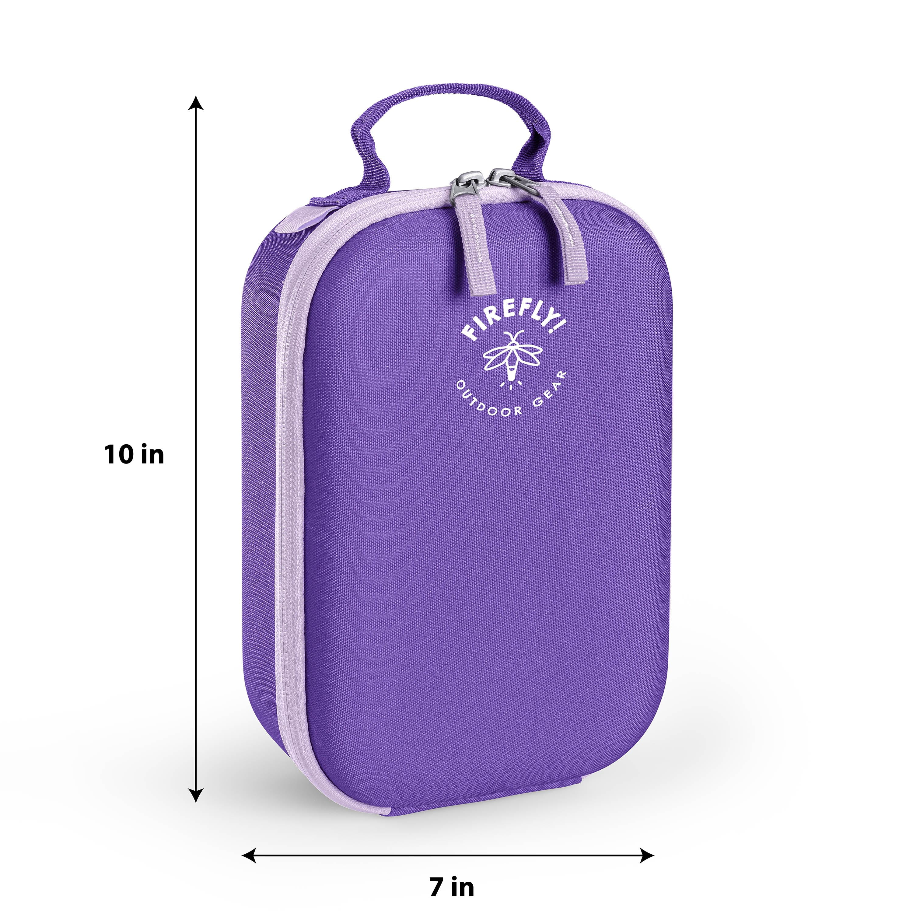 Firefly! Outdoor Gear Youth Insulated Reusable Lunch Box, Luch Bag, Purple, Age Group 8-12 Years Old, Size: 7” x 3.6” x 10”