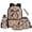 Brown Camo Bow Print, variant on Aplkyhs Pink Camouflage Bow School Backpack Set 4Pcs with Lunch Box Pencil Case Water Bottle Holder with Strap Portable Lunch Bag for Elementary Primary Middle School Bookbag