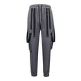 thumbnail image 6 of Godokuleh Men's Baggy Cargo Pants Trendy Casual Parachute Pant Loose Fit Harem Joggers with Pockets for Streetwear Dark Gray XL, 6 of 6