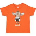 thumbnail image 3 of Inktastic Moo Cute Brown Holstein Cow Boys or Girls Toddler T-Shirt, 3 of 5